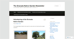 Desktop Screenshot of granadanativegarden.org